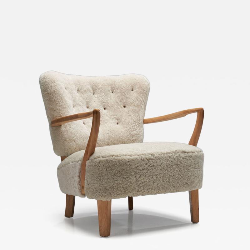 Otto Schulz Floating Easy Chair by Otto Schulz Attr Sweden 1940s