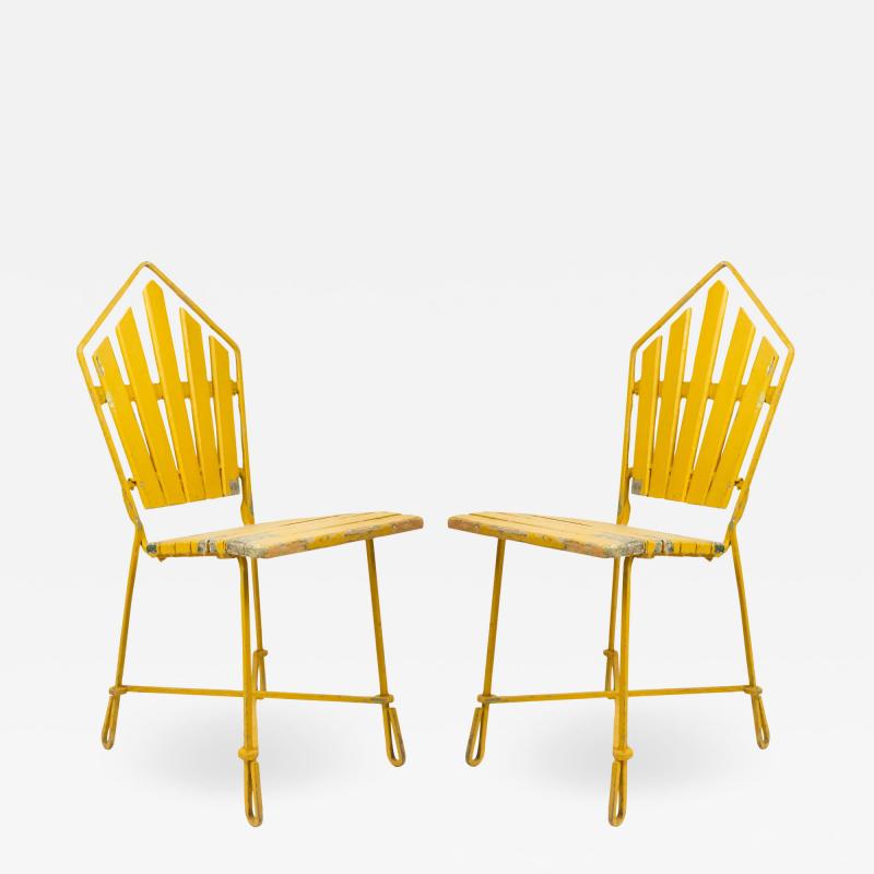Outdoor Art Deco Side Chairs