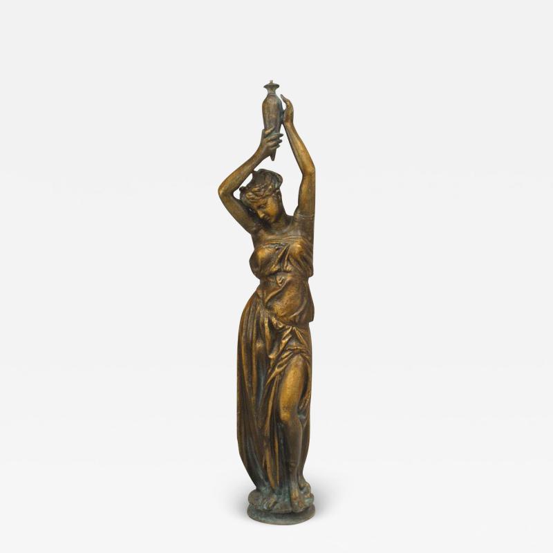 Outdoor Iron Female Figure Statuary 1