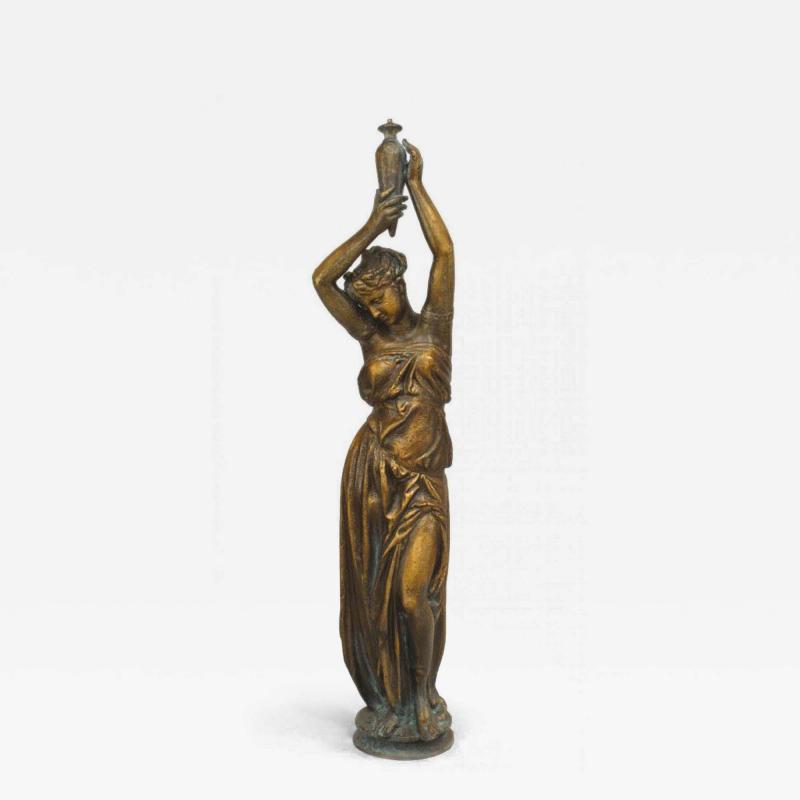 Outdoor Iron Female Figure Statuary