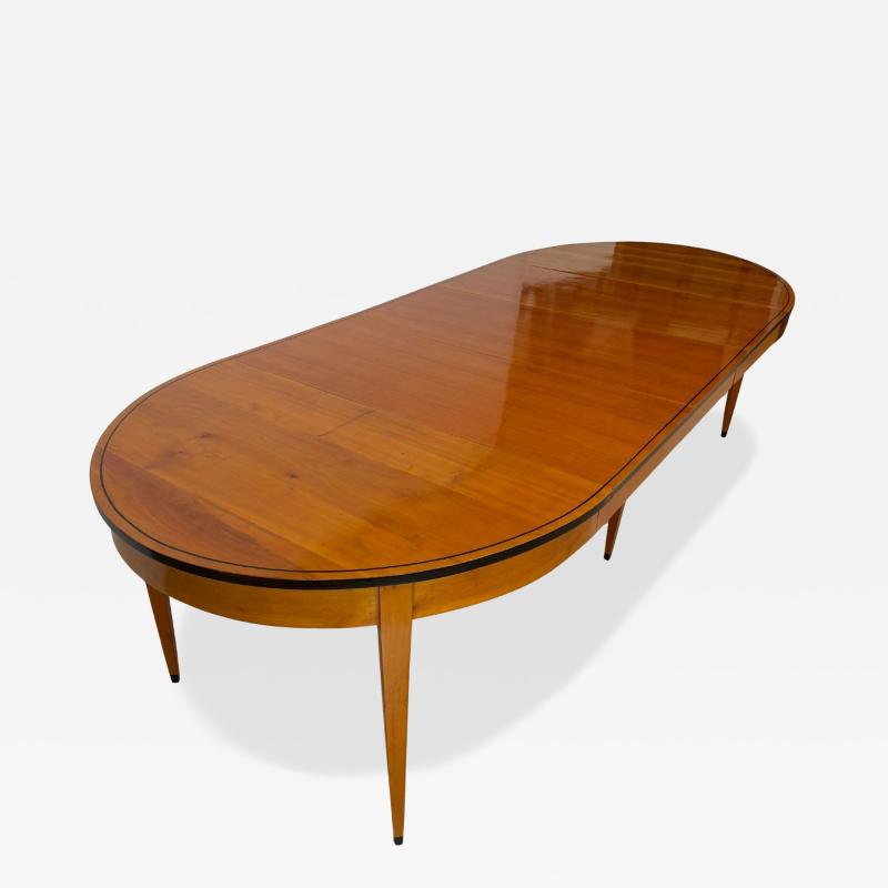 Oval Biedermeier Expandable Table Cherry Wood South Germany circa 1880