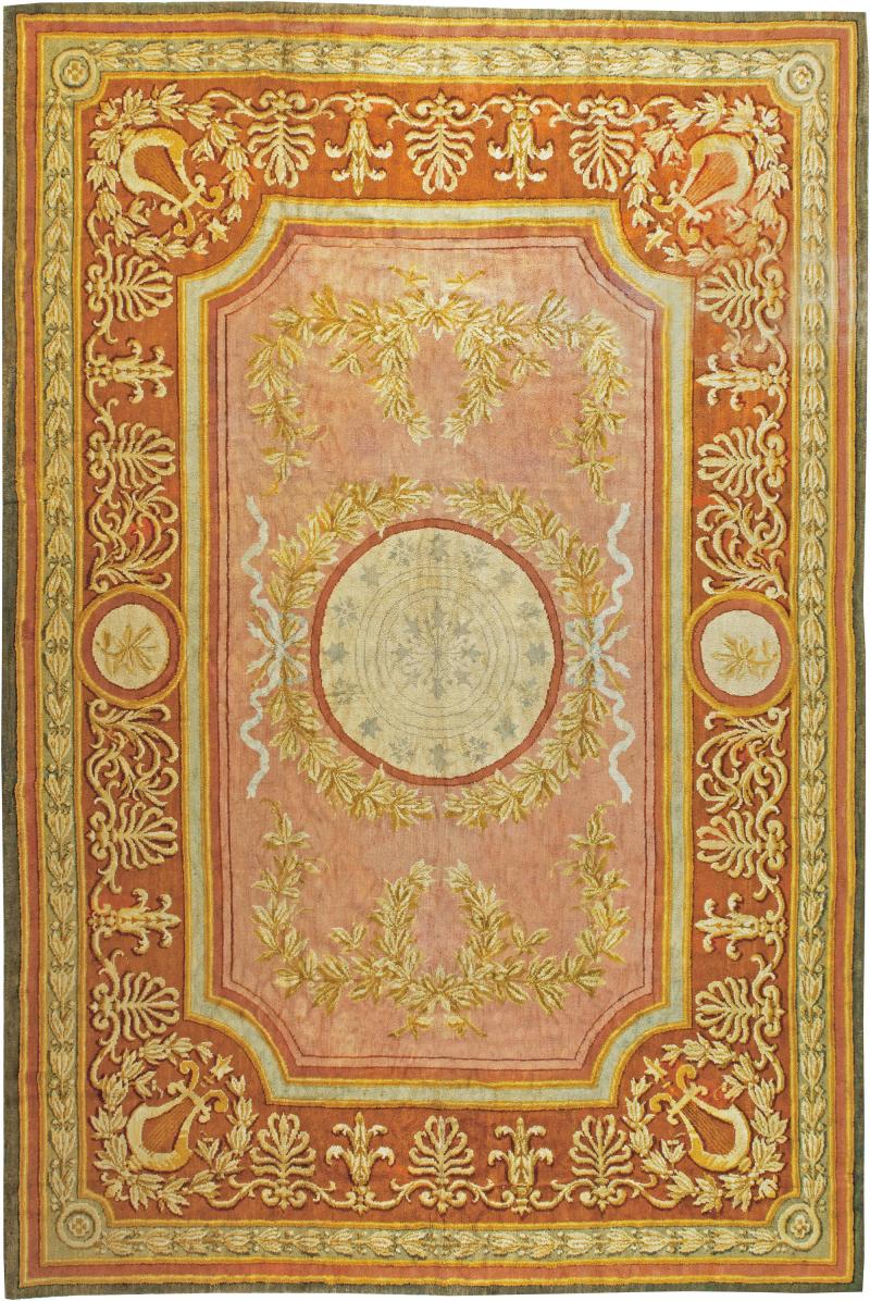Oversized Antique Spanish Savonnerie Rug