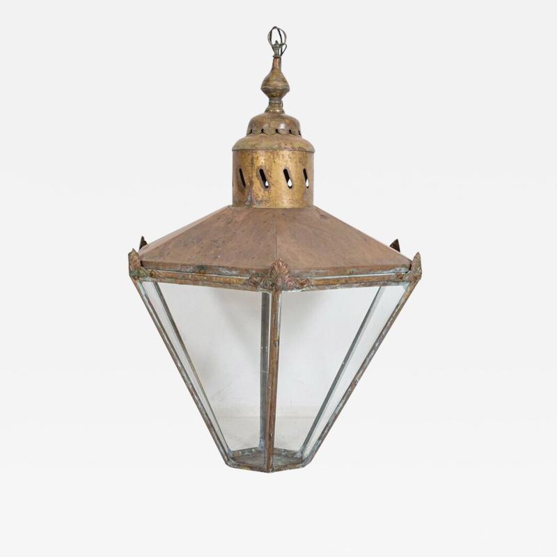 Oversized English Brass Lantern