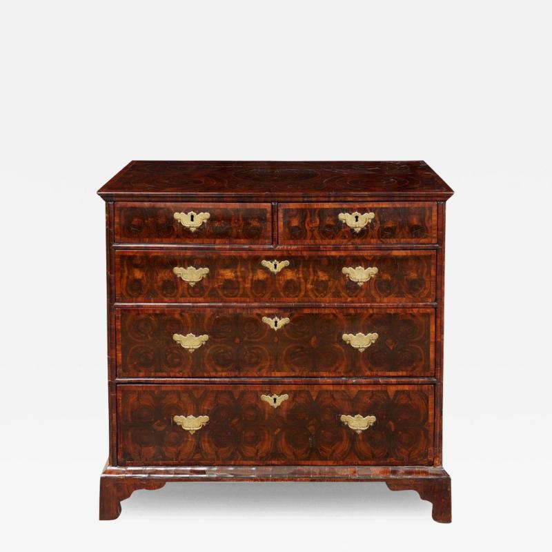 Oyster Veneered William and Mary Chest