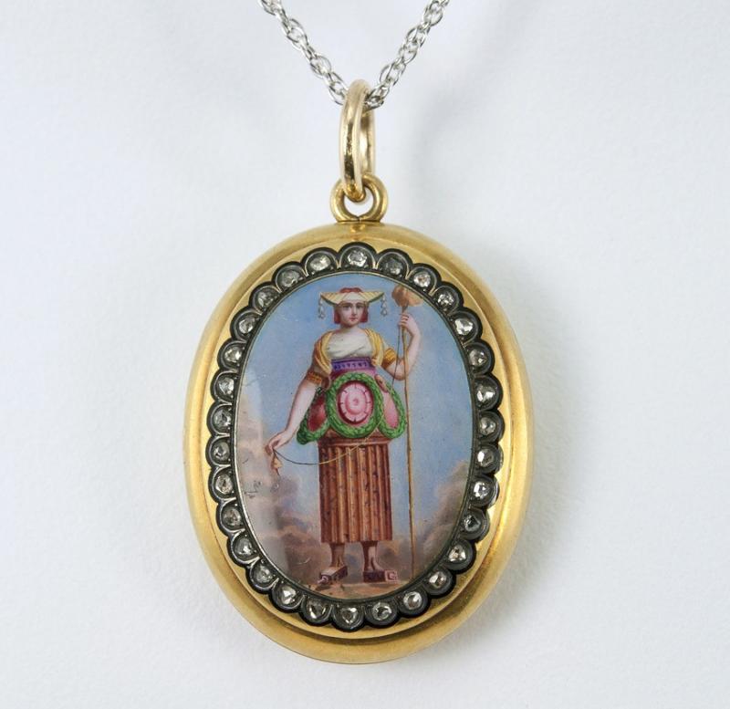 PAINTED LADY LOCKET