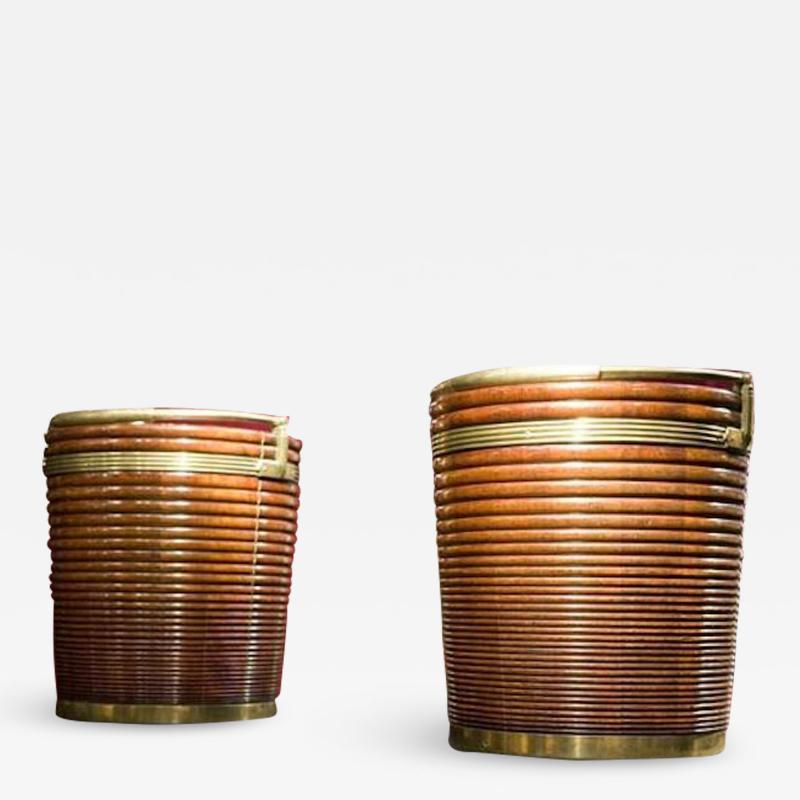 PAIR IRISH PEAT BUCKETS IRISH 1795