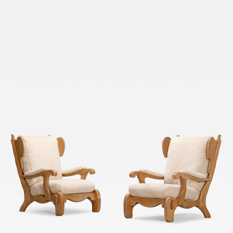 PAIR OF BRUTALIST ARMCHAIRS 1960
