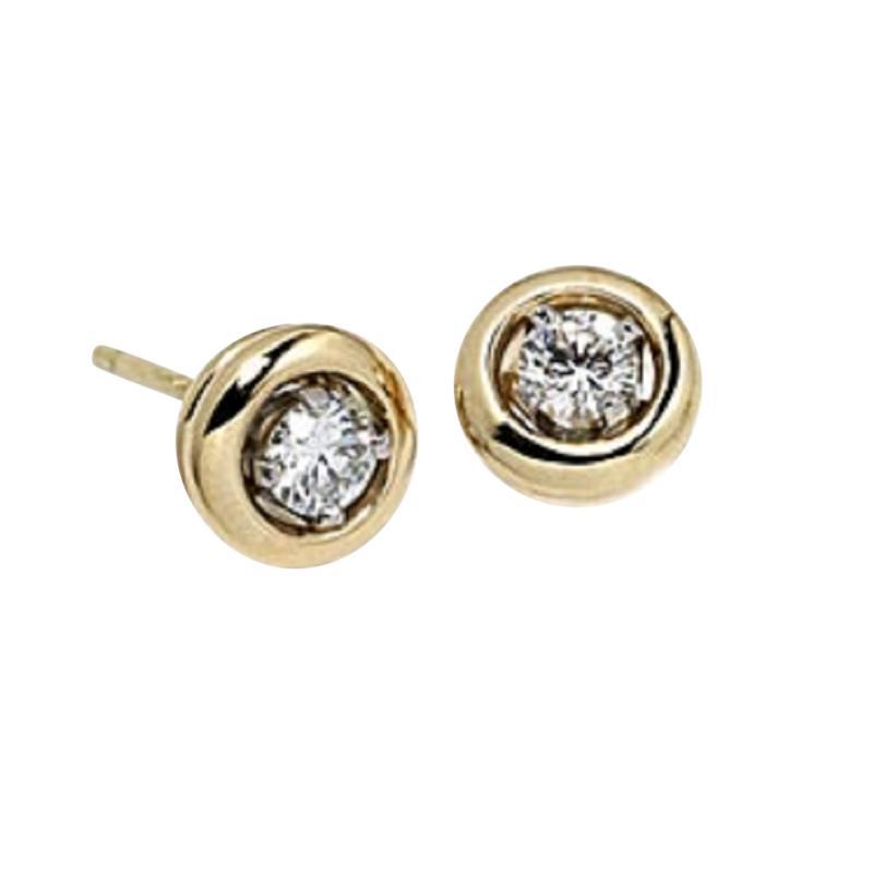 PAMPILLONIA DIAMOND DONUT EARRINGS