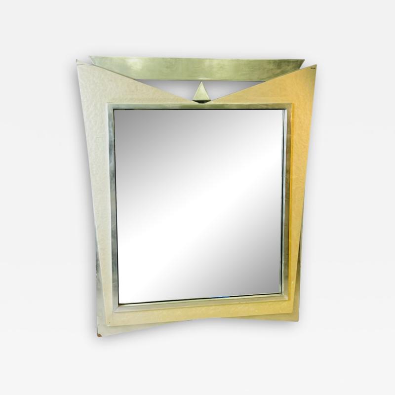 POST MODERN SCULPTURAL MIRROR