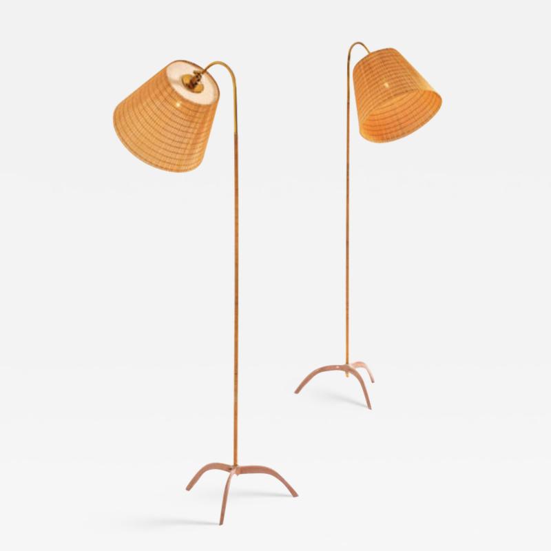 Paavo Tynell A Pair of Floor Lamp by Paavo Tynell