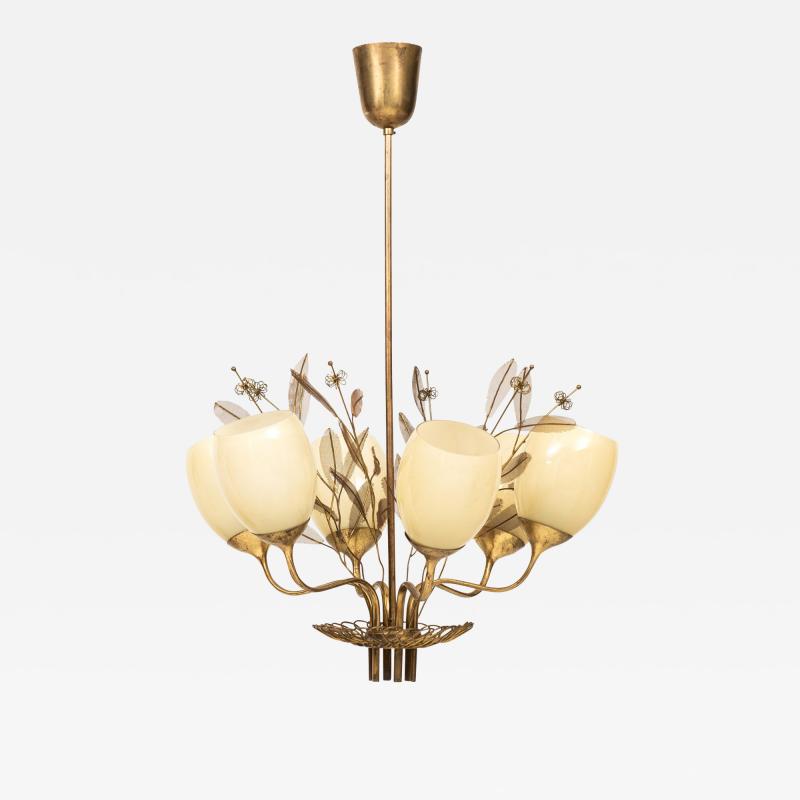 Paavo Tynell Ceiling Lamp Model 9029 6 Produced by Taito Oy