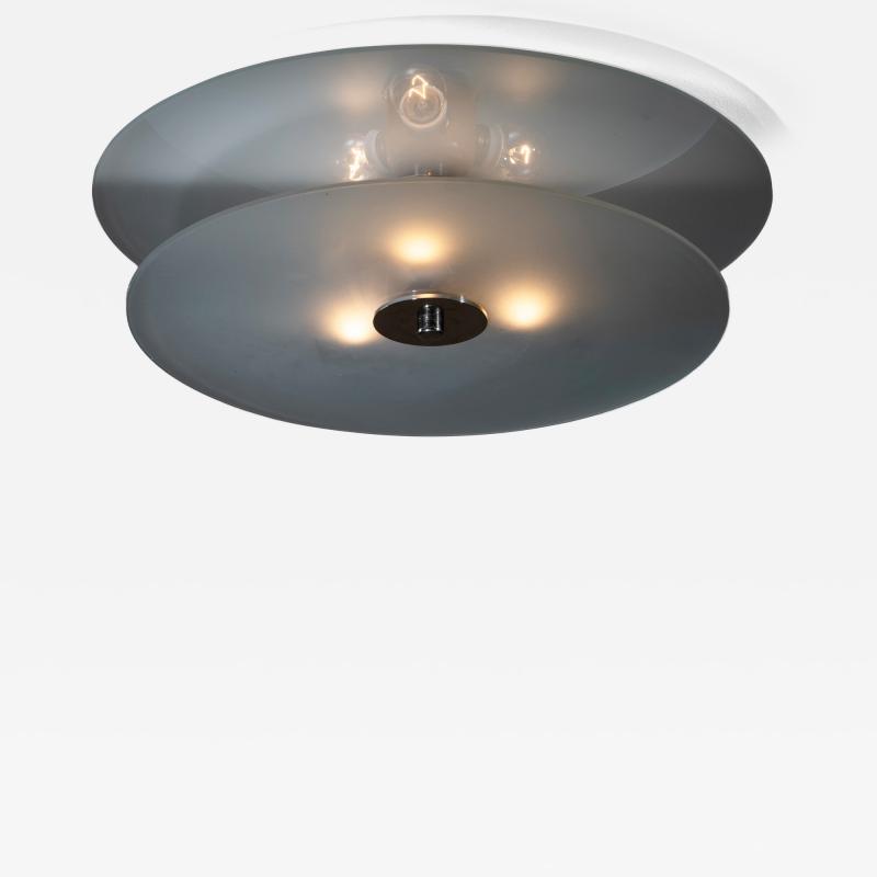 Paavo Tynell Finnish Modern glass ceiling lamp