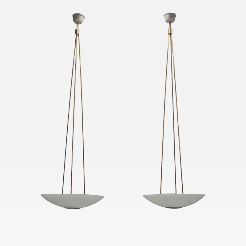 Paavo Tynell Impressive 2m High Paavo Tynell Ceiling Lamps From Arabia Finland Taito 1940s 