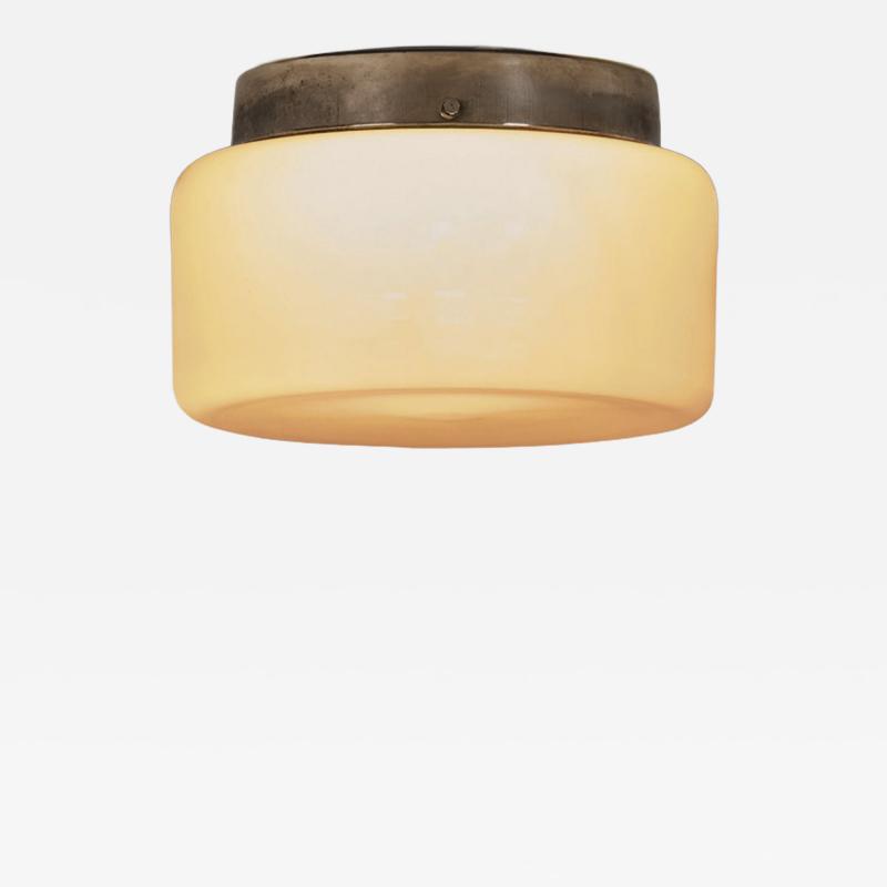 Paavo Tynell Model 80154 Opal Glass Ceiling Lamp by Paavo Tynell for Idman Finland 1930s