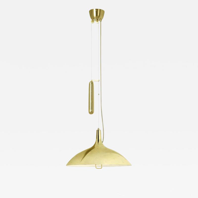 Paavo Tynell Paavo Tynell A1965 Counterweight Pendant Lamp in Brass