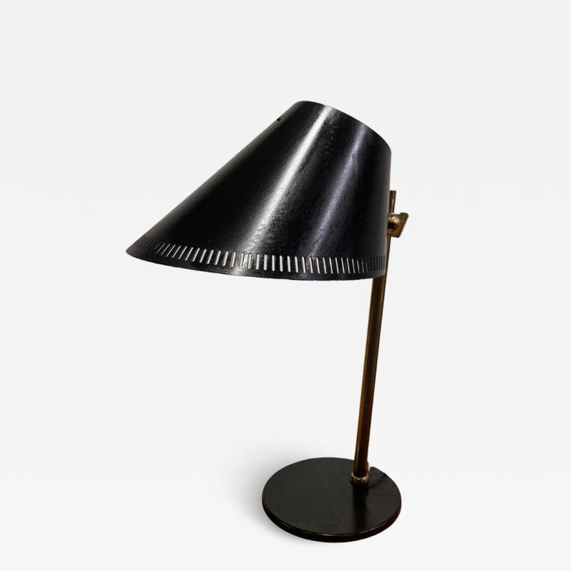 Paavo Tynell Paavo Tynell Adjustable Table Lamp Model 9227 in Black Brass Taito Idman 1950s