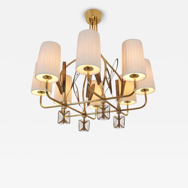 Paavo Tynell Paavo Tynell Commissioned Chandelier Taito 1950s