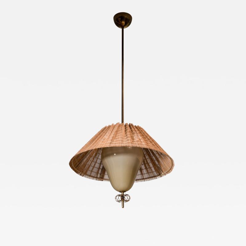 Paavo Tynell Paavo Tynell model 1090 pendant with wood slat shade