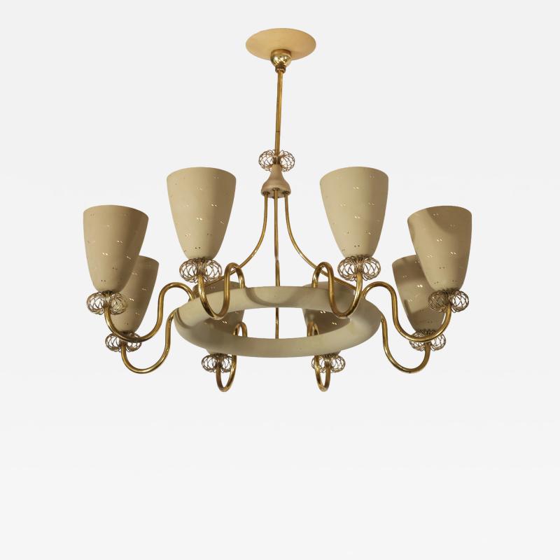 Paavo Tynell Rare Ballerina 8 Light Chandelier by Paavo Tynell