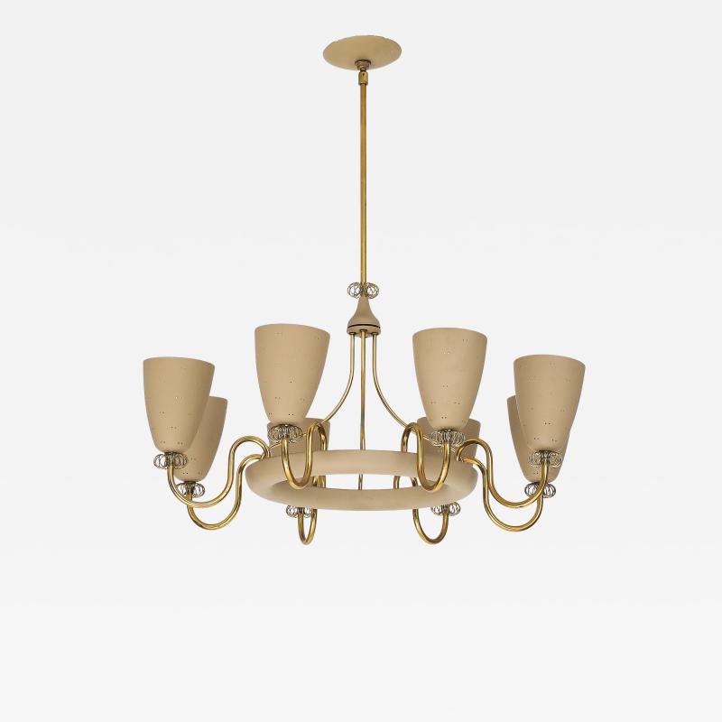 Paavo Tynell Rare Ballerina 8 Light Chandelier by Paavo Tynell