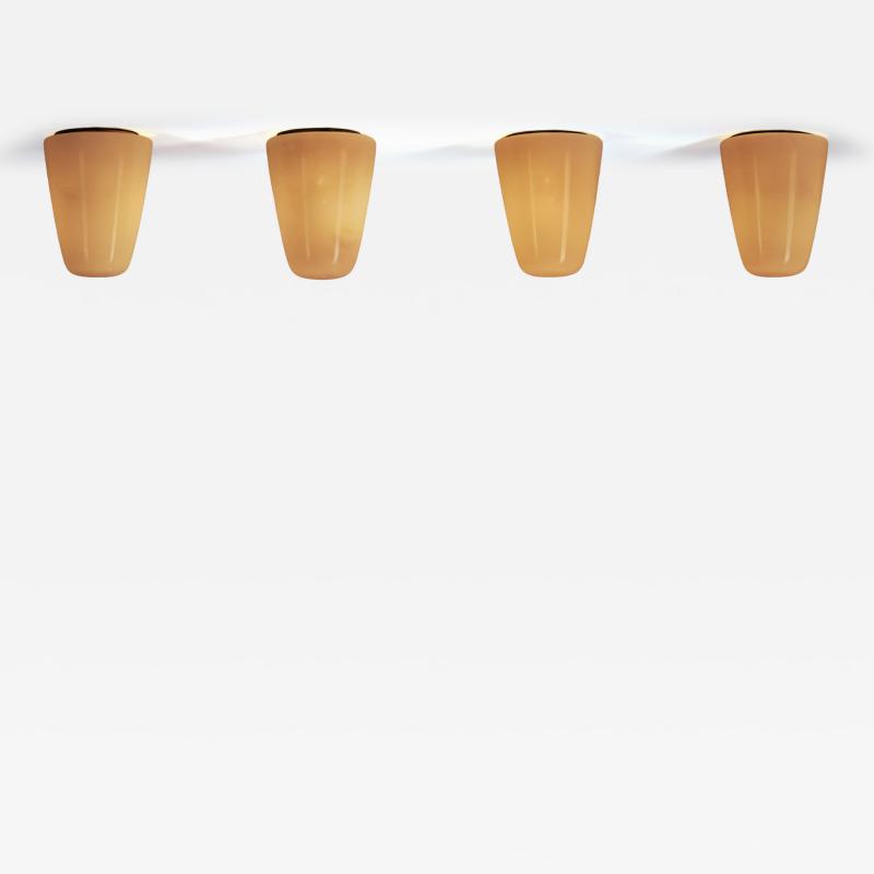 Paavo Tynell Set of Four Paavo Tynell Ceiling Lights for Taito Finland Mid 20th Century