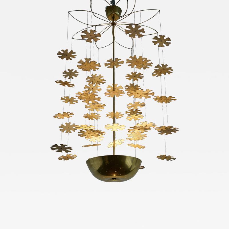 Paavo Tynell Snowflakes Chandelier by Paavo Tynell