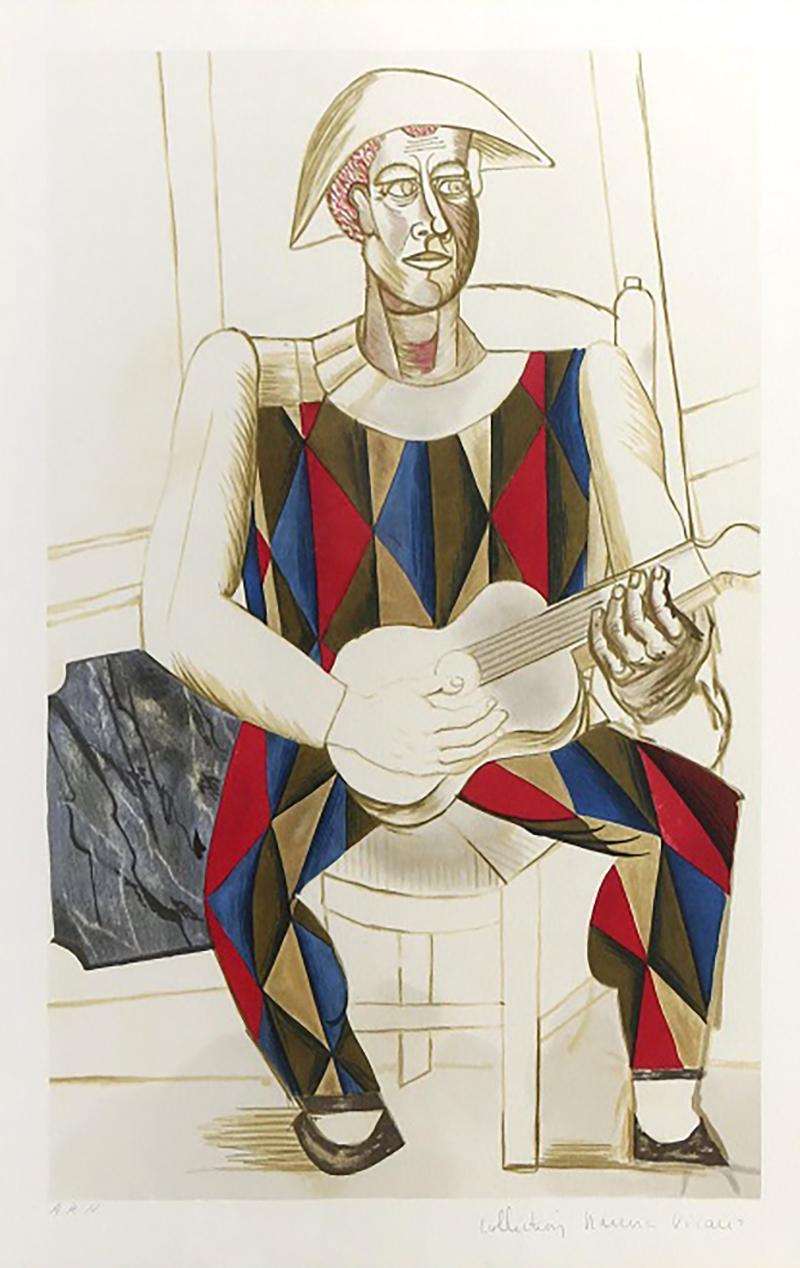 Pablo Picasso Arlequin a la Guitare 2 A 