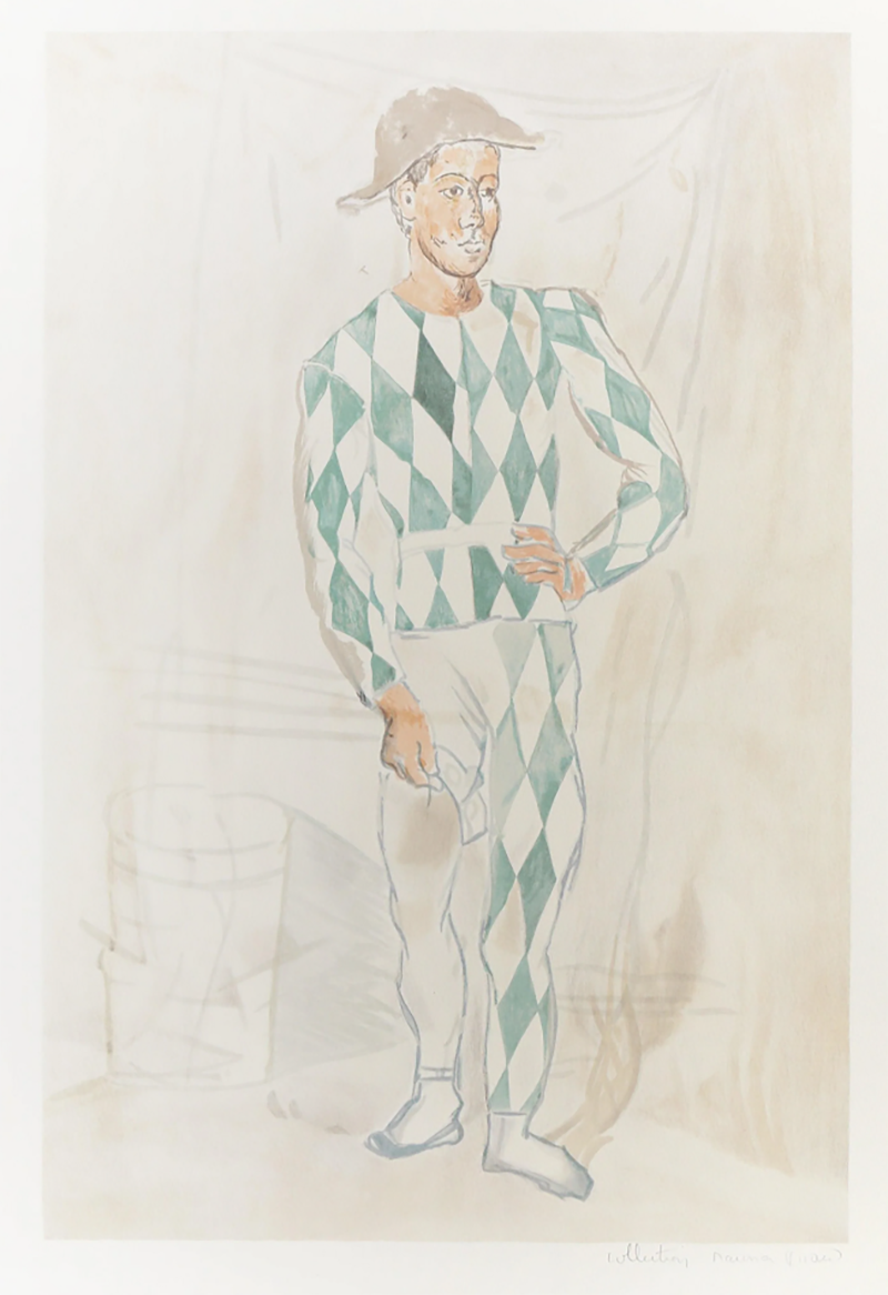 Pablo Picasso Arlequin en Pied 17 C 