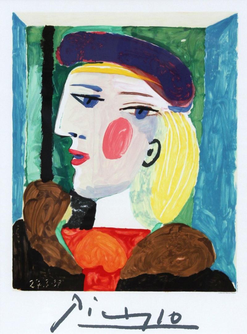 Pablo Picasso Femme Profile Marie Therese Walter 