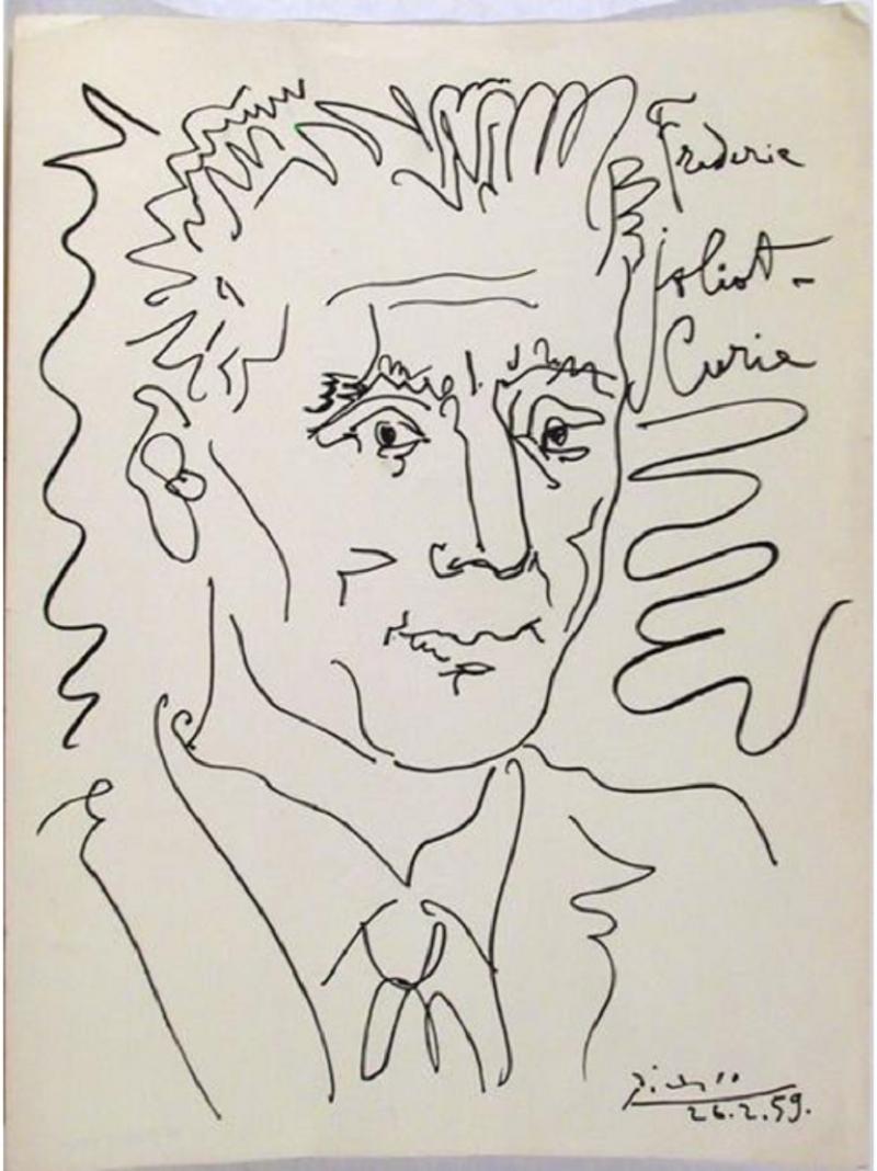 Pablo Picasso Frederic Joliet Curie