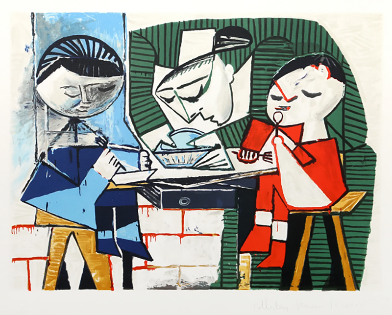 Pablo Picasso Le Repas des Enfants