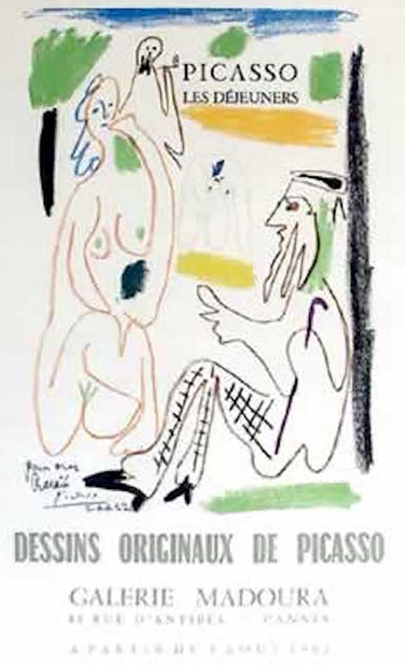 Pablo Picasso Les Dejeuners Dessins Originaux de Picasso