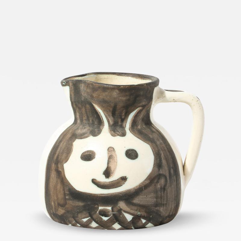 Pablo Picasso Madoura Pottery Glazed Earthenware T tes Pitcher signed Pablo Picasso