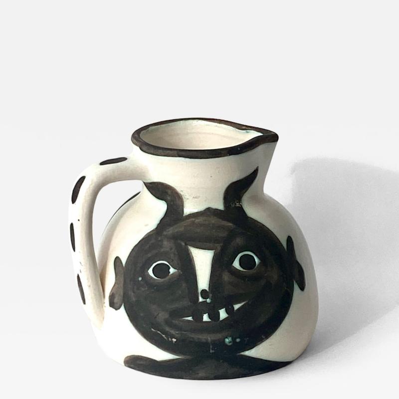 Pablo Picasso PABLO PICASSO CERAMIC PITCHER TETES VISAGES LE FAUN MADOURA ATELIER