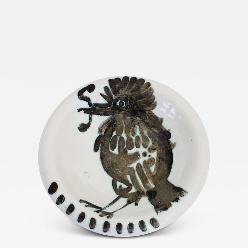 Pablo Picasso Pablo Picasso Ceramic Dish Picasso Editions Madoura Bird Motif circa 1952