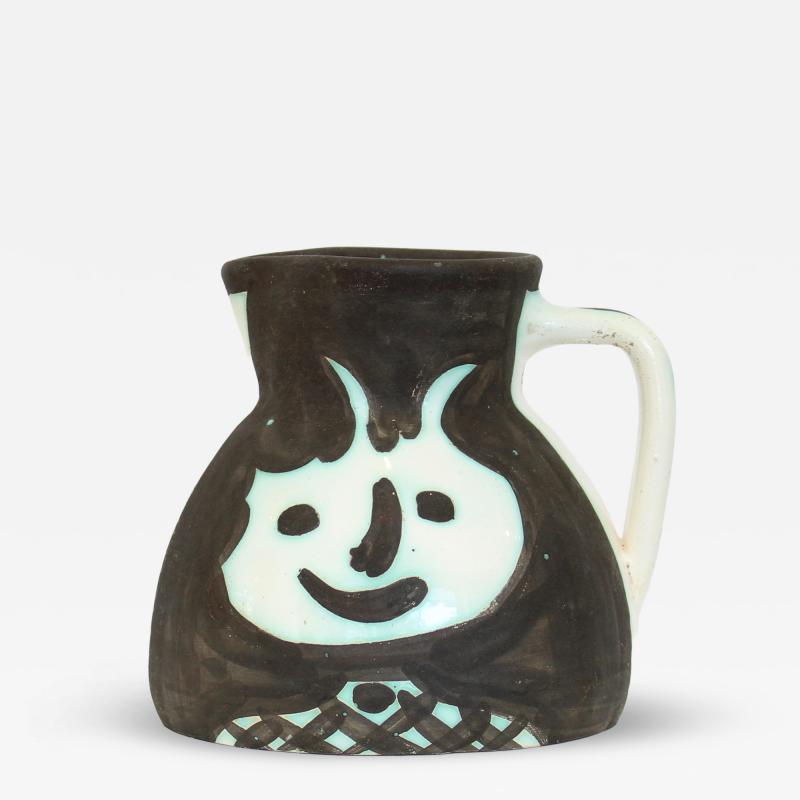 Pablo Picasso Pablo Picasso Ceramic Pitcher Tetes Visage Editions Picasso Madoura