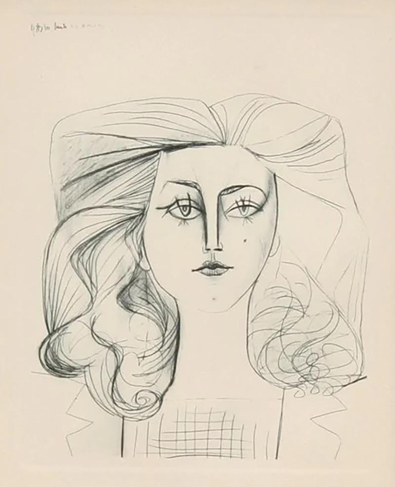 Pablo Picasso Plate 8 Portrait Of Francoise 2626