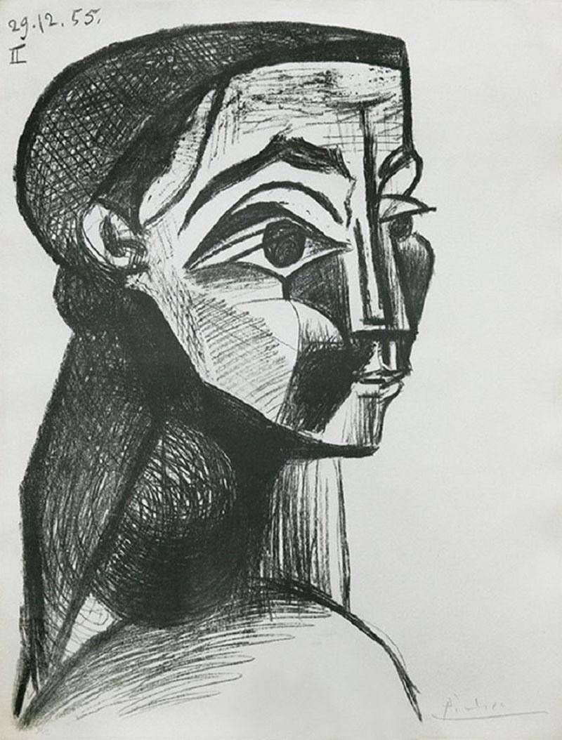 Pablo Picasso Portrait de Femme II by PABLO PICASSO