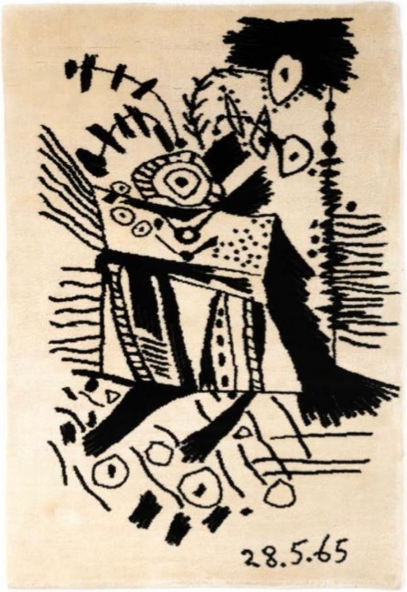 Pablo Picasso Sans Titre Modern Tapestry Rug