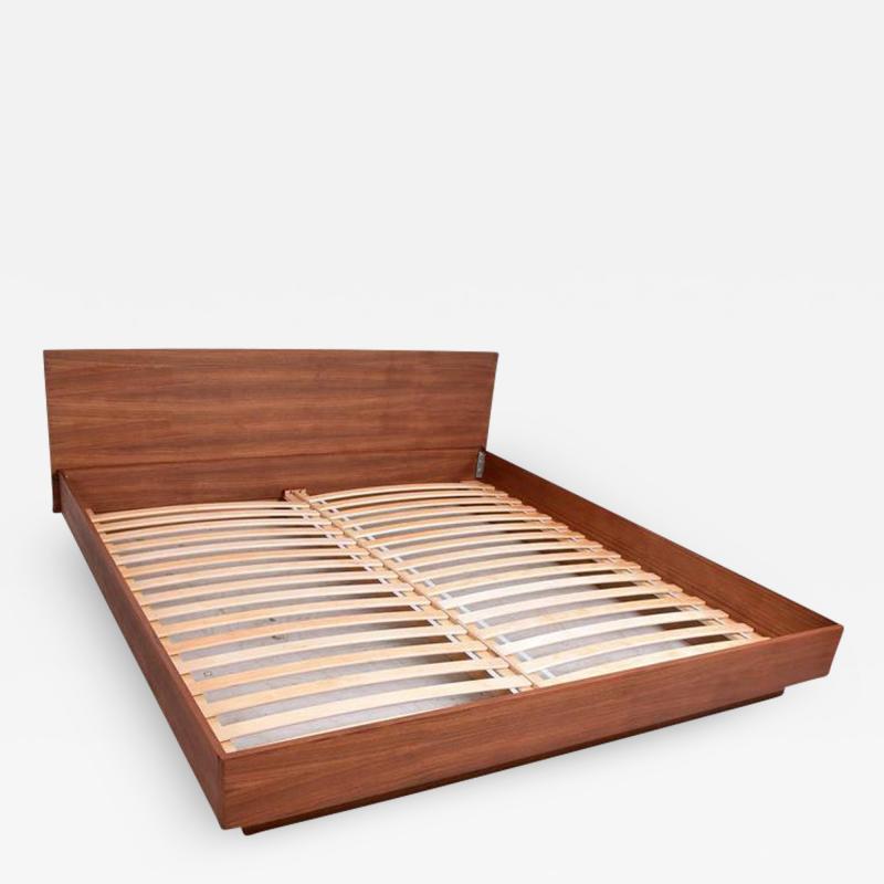 Pablo Romo Teak King Platform Bed Danish Modern