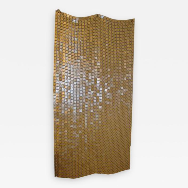 Paco Rabanne A Space Curtain in Gold and Black by Paco Rabanne