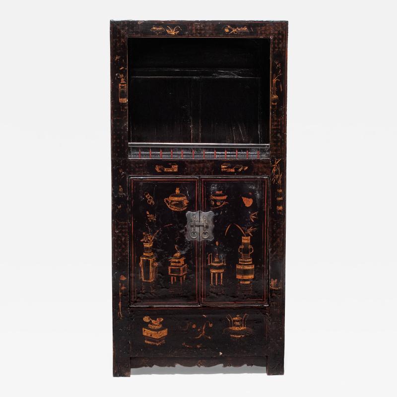 Painted Book Cabinet