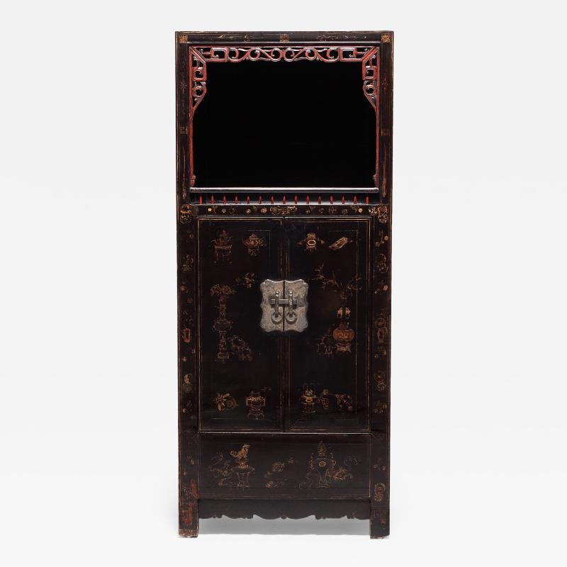 Painted Book Cabinet