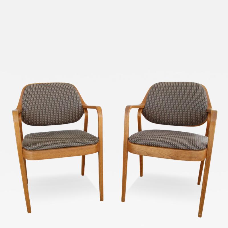 Pair Don Pettit for Knoll 1105 Armchairs