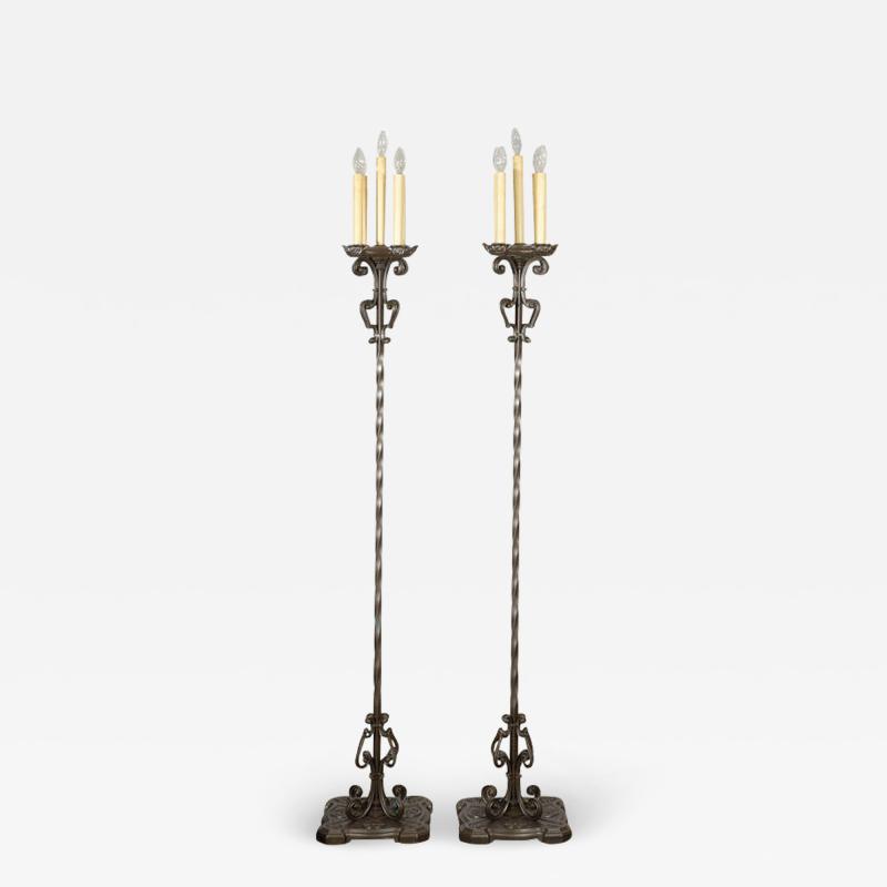 Pair Floor Lamps