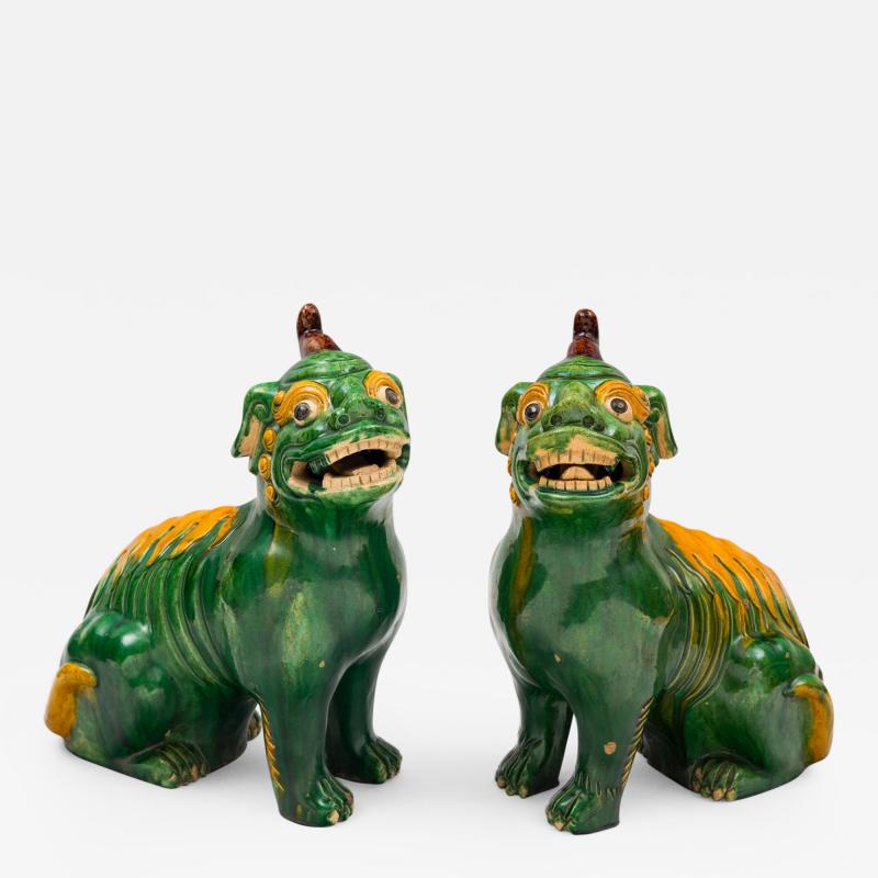 Pair Large Chinese Foo Dogs