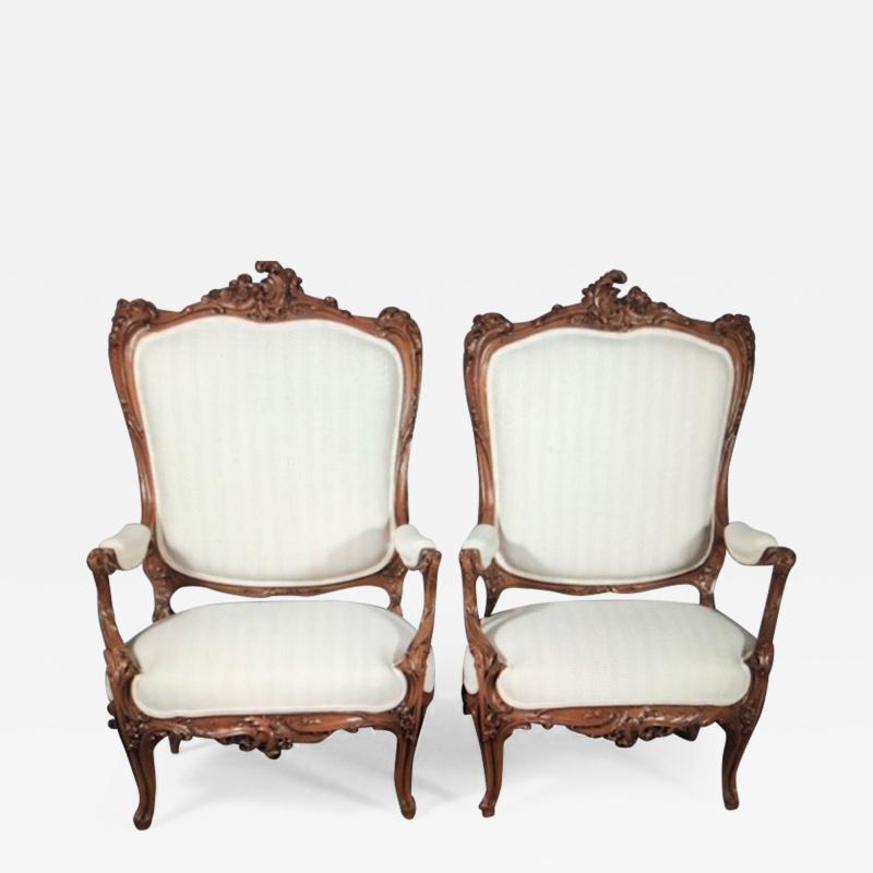 Pair Louis XV large