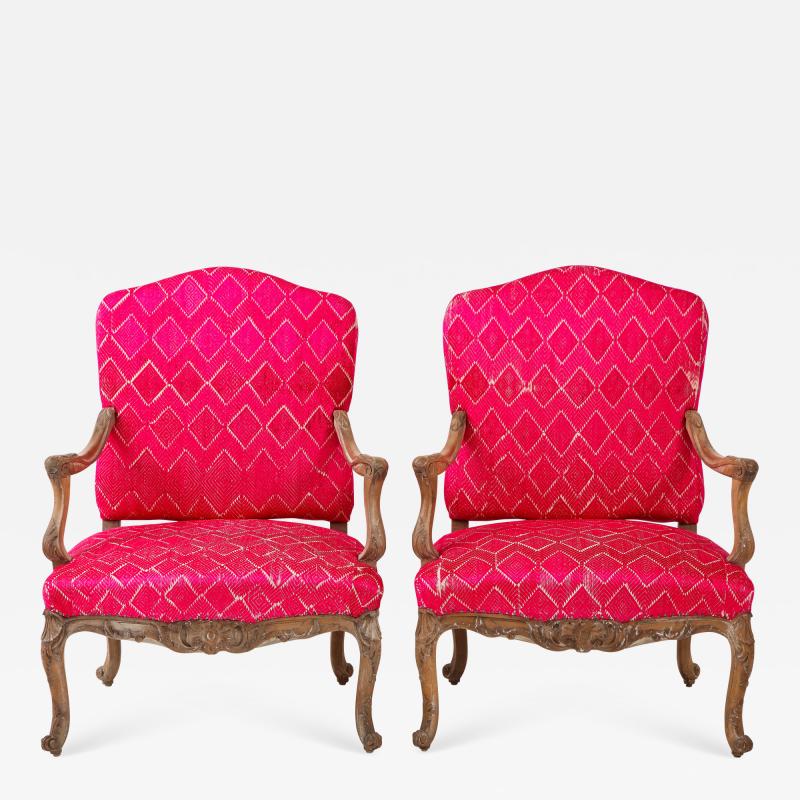 Pair Of Antique Louis XV Chairs