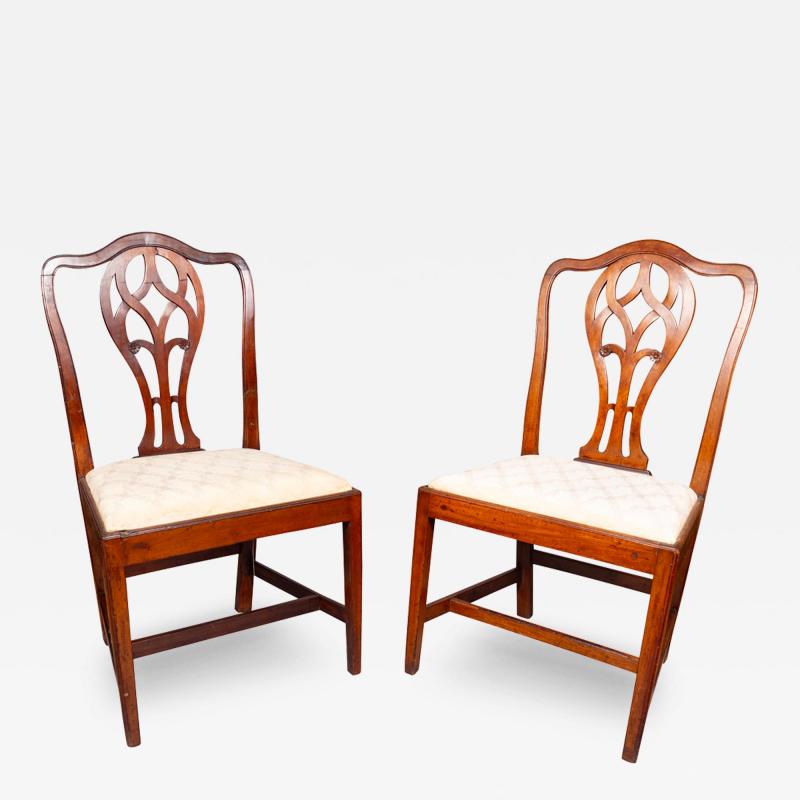 Pair Of Federal Mahogany Side Chairs