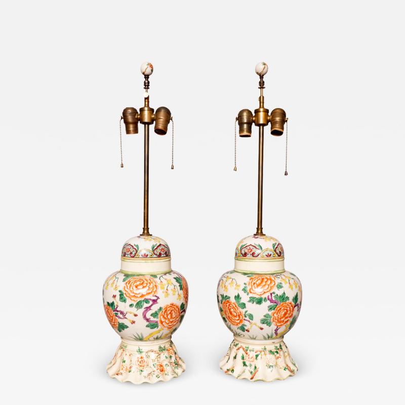 Pair Of Samson Chinese Export Style Table Lamps